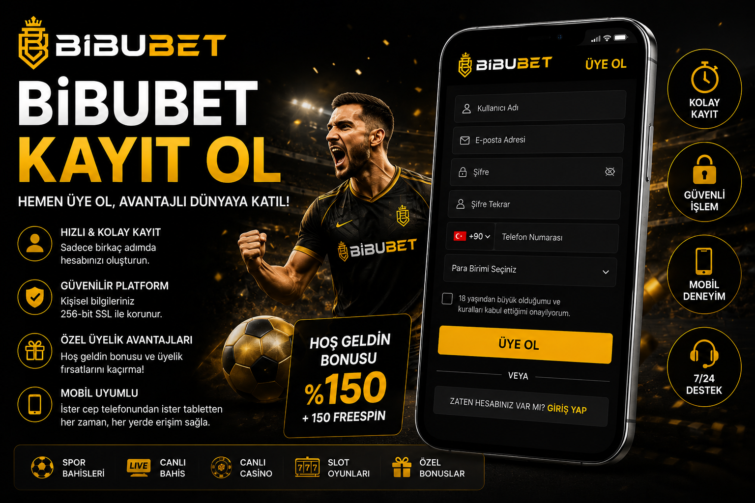 Bibubet Kayıt Ol